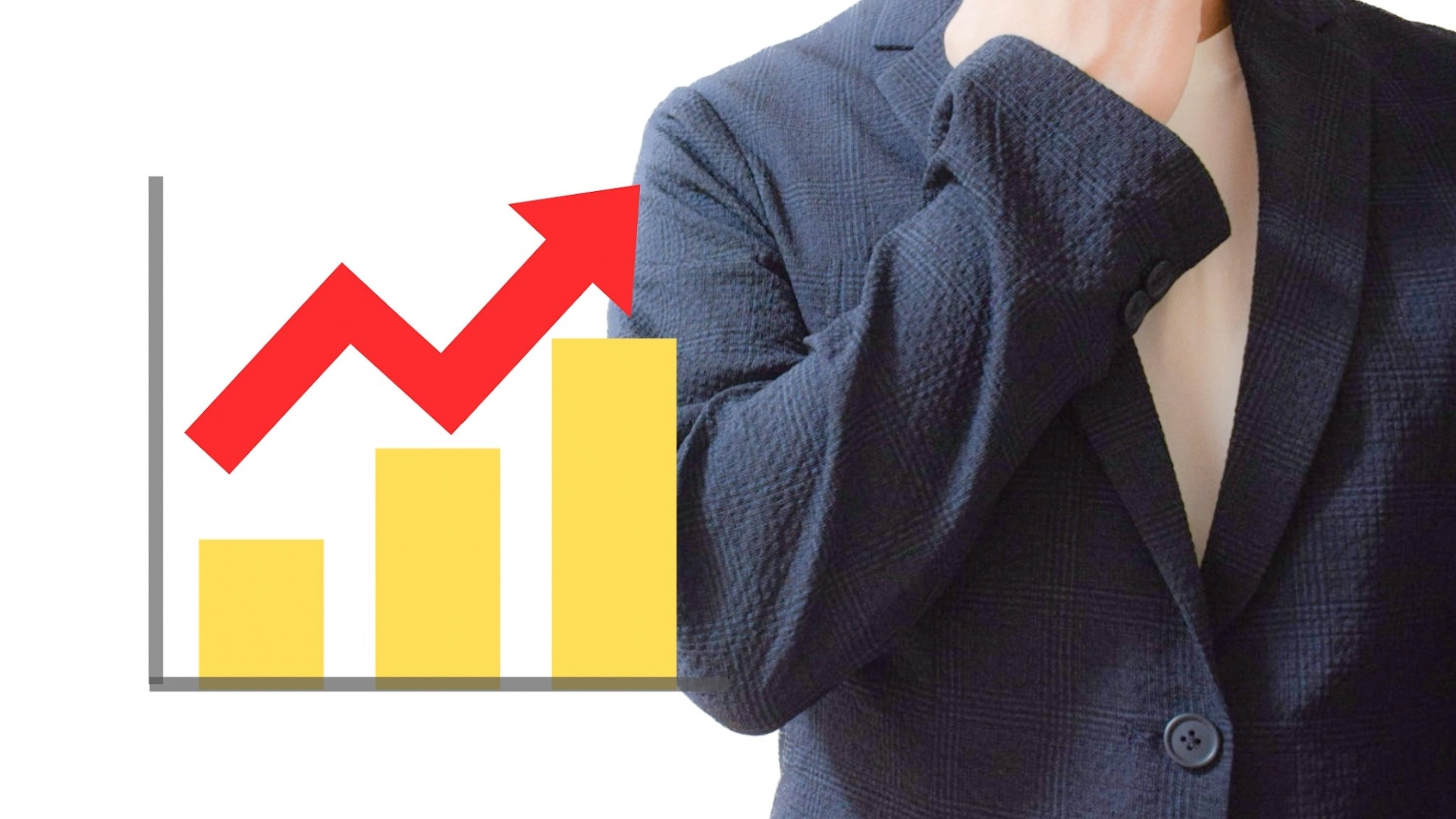 適切なSEO施策の実践により、オウンドメディアのコンバージョンやPV数が飛躍的に向上していく成功イメージ